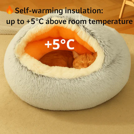 SnugShell™ Calming Winter Cave for Pets