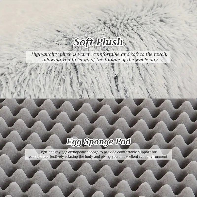 CozyBond Duo – Orthopedic Dog & Human Bed for Comfort & Support