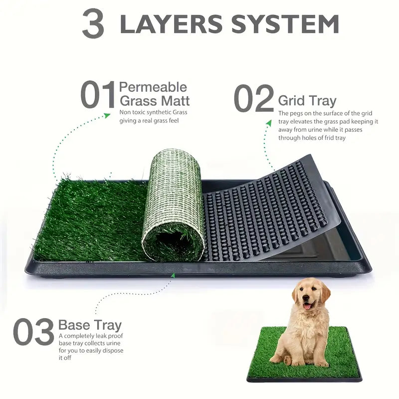 GrassRelief – Reusable Dog Potty Mat for Indoor & Outdoor Use