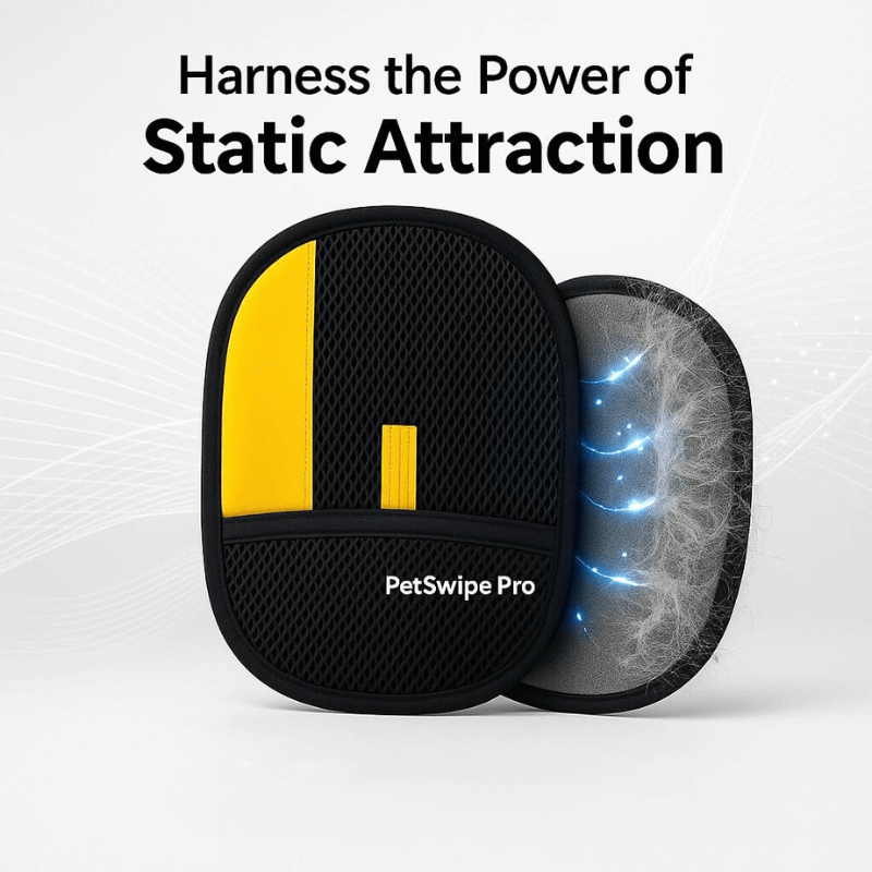 PetSwipe Pro™ - Fast Pet Hair & Lint Remover Glove | Elastic Mesh Technology for Clothes, Furniture, Car & More