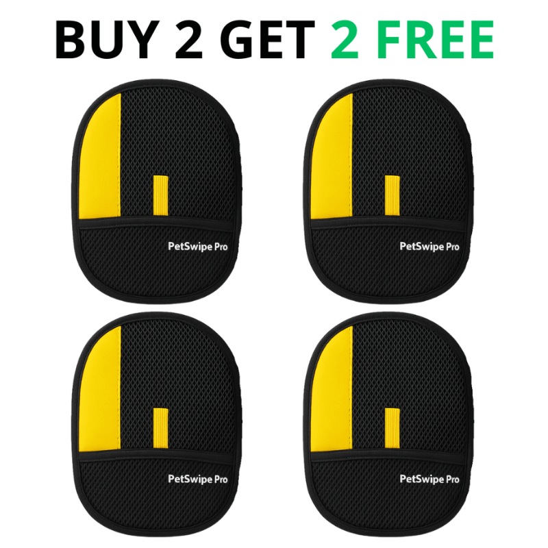 PetSwipe Pro™ - Fast Pet Hair & Lint Remover Glove | Elastic Mesh Technology for Clothes, Furniture, Car & More