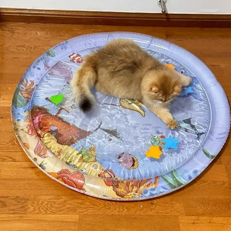 AquaPaws – Interactive Water Play Mat for Cats & Sensory Stimulation