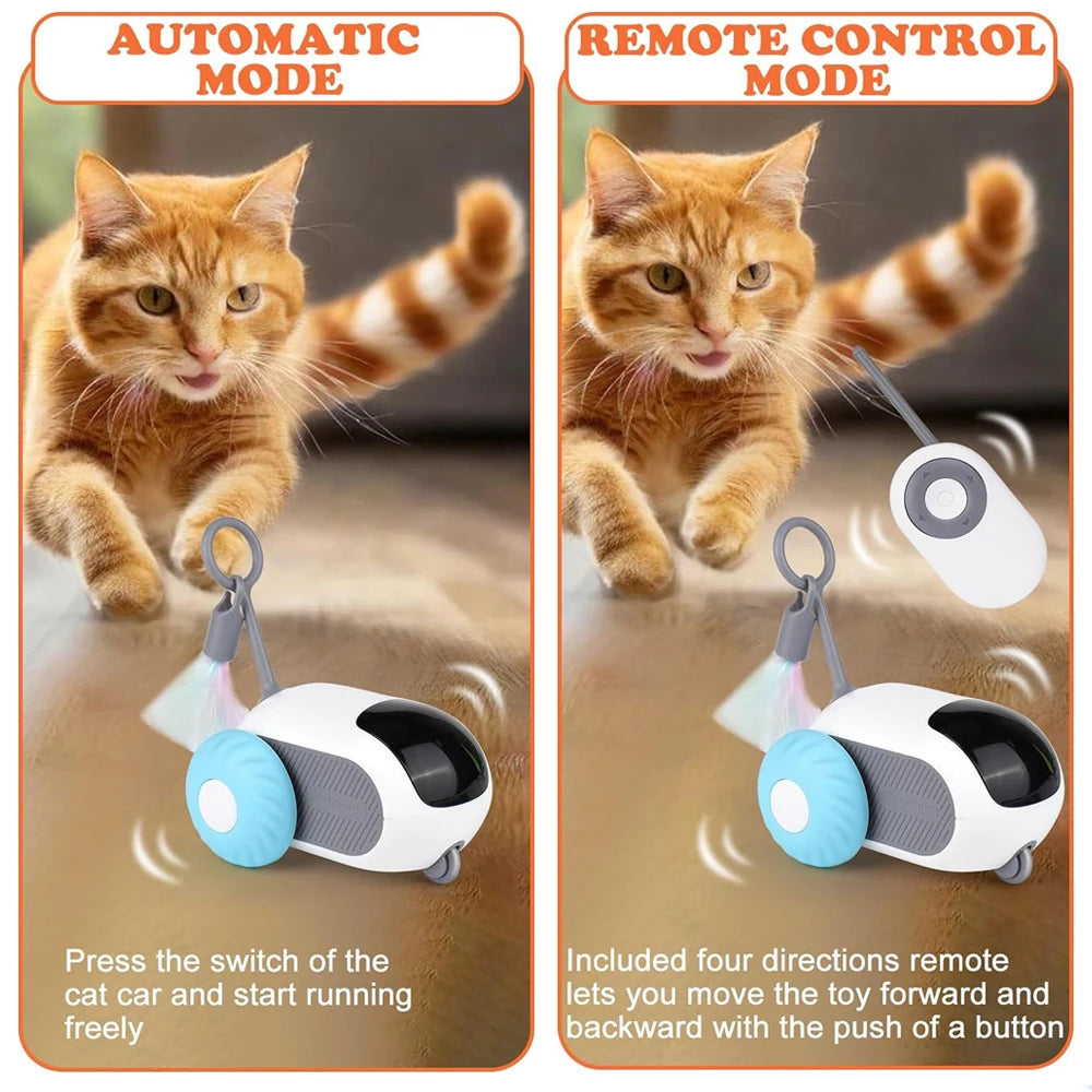 ChaseBuddy – Remote & Automatic Interactive Cat Toy for Engaging Play